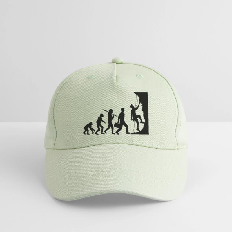 évolution évolution née raide paroi monte Casquette de baseball bio Enfant