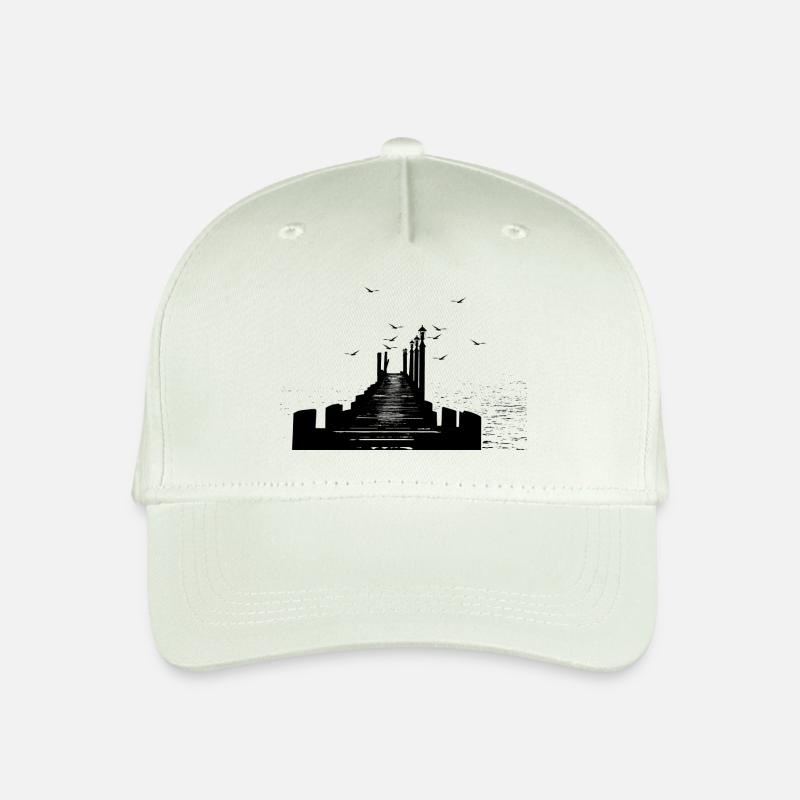Meer - Kinder Bio Basecap - Helles Mintgrün