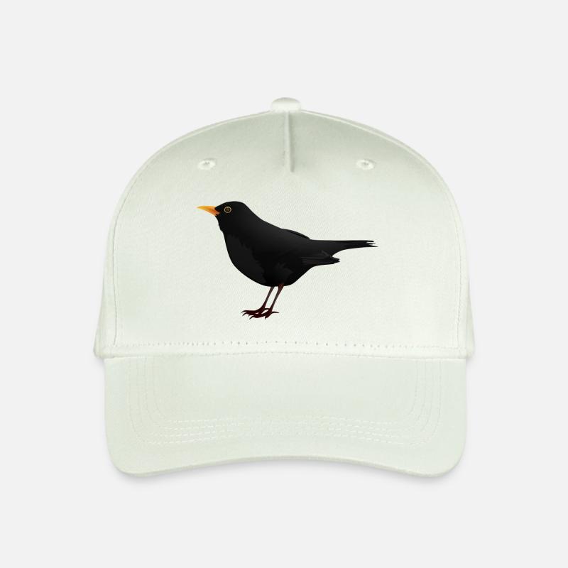 Amsel Drossel Star Vogel Geschenk Geschenkidee - Kinder Bio Basecap - Helles Mintgrün