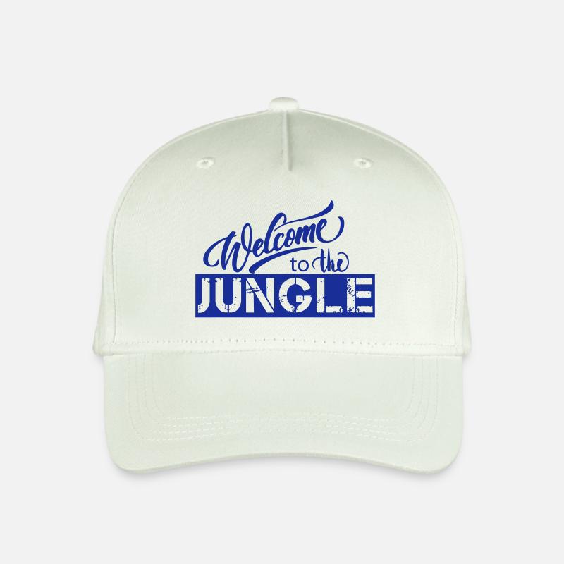 welcome to the jungle - Kinder Bio Basecap - Helles Mintgrün
