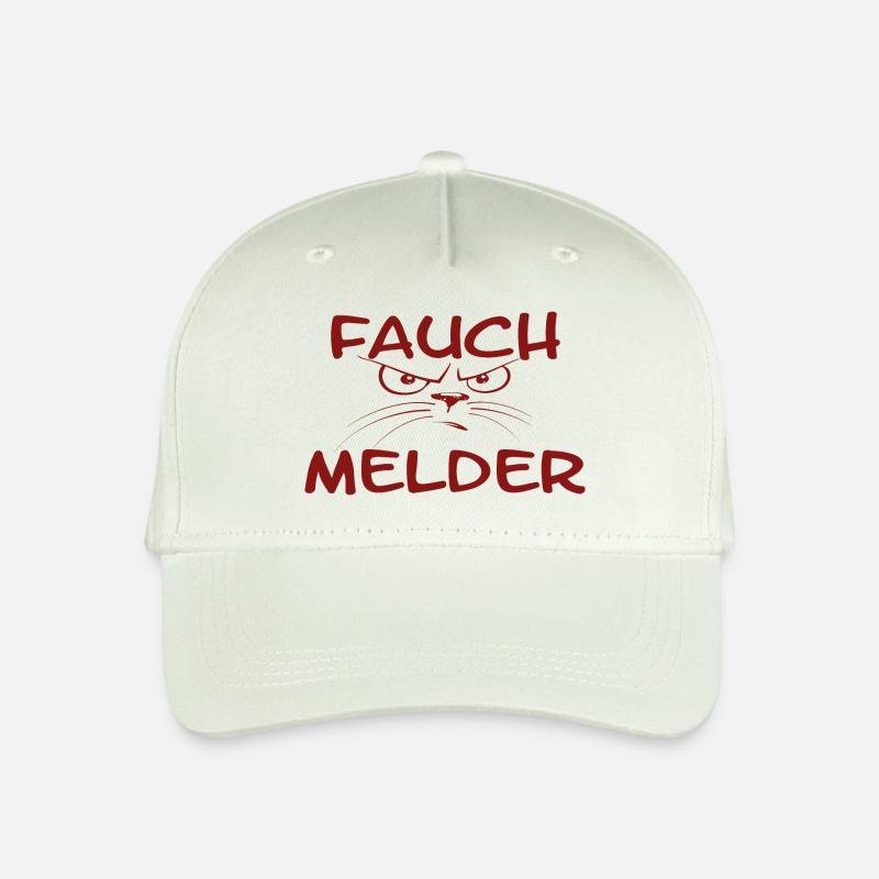 "Fauch detector" cat red - Organic Kids’ Baseball Cap - light mint green