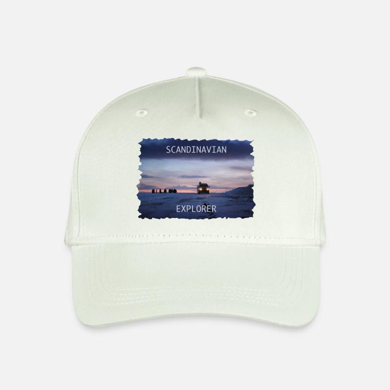 Scandinavian Explorer Iceland Norway - Kinder Bio Basecap - Helles Mintgrün