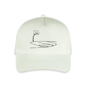 basket-ball court - Casquette de baseball bio Enfant - vert menthe clair - Devant