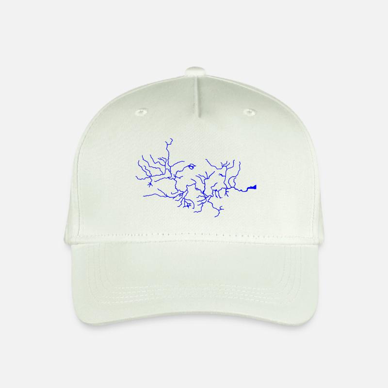 Thames - River - System - England - lightning - Organic Kids’ Baseball Cap - light mint green
