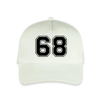 68 - Organic Kids’ Baseball Cap - light mint green - Front