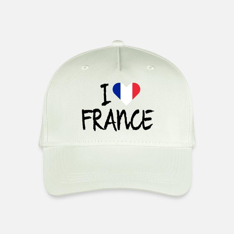 France - Casquette de baseball bio Enfant - vert menthe clair