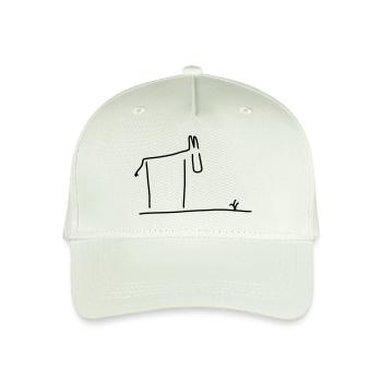 esel - Kinder Bio Basecap - Helles Mintgrün - Vorne