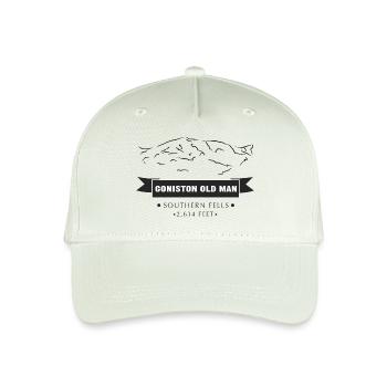 Coniston Old Man - Organic Kids’ Baseball Cap - light mint green - Front