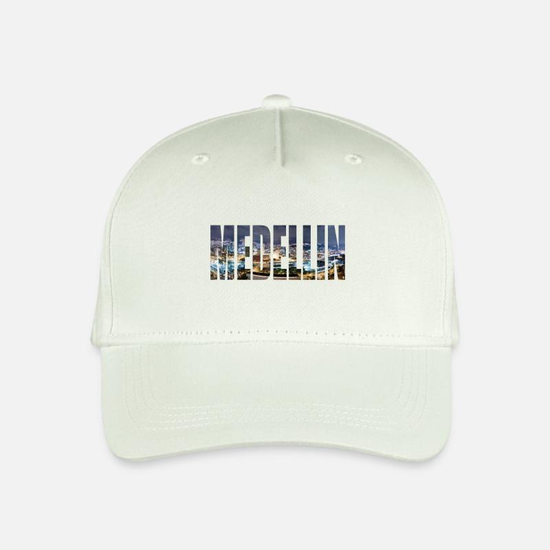 Kolumbien Medellín - Kinder Bio Basecap - Helles Mintgrün