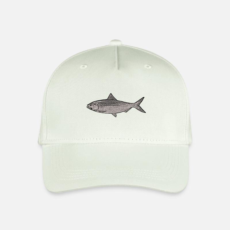 Fisch - Kinder Bio Basecap - Helles Mintgrün