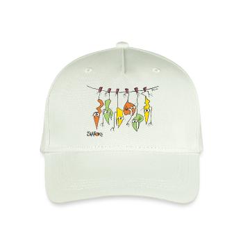 Brochette de Shadoks - Casquette de baseball bio Enfant - vert menthe clair - Devant