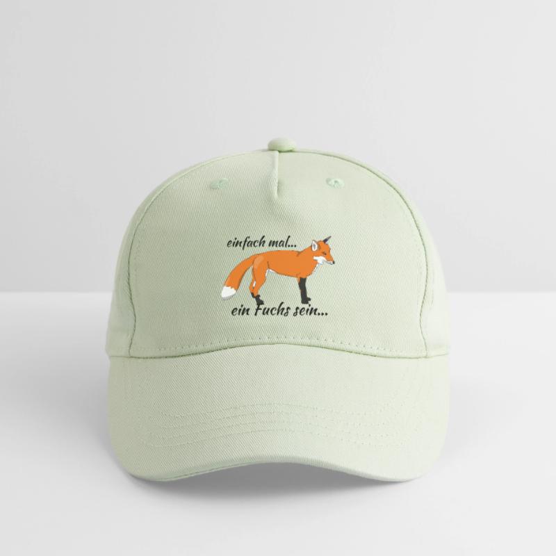 Fuchs "einfach mal ein Fuchs sein..." Kinder Bio Basecap