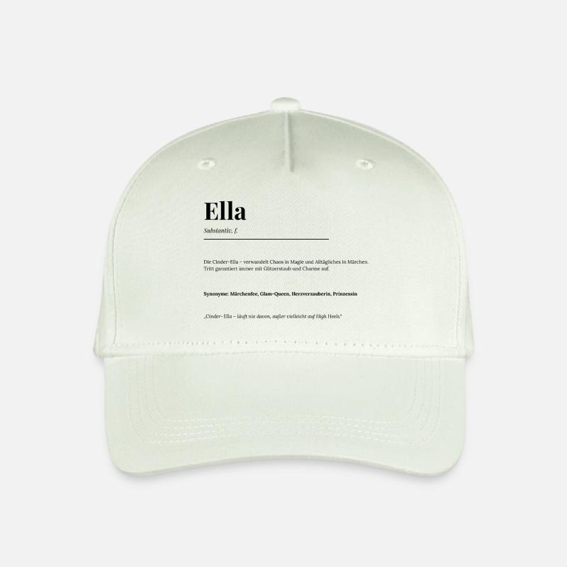 Ella - Kinder Bio Basecap - Helles Mintgrün