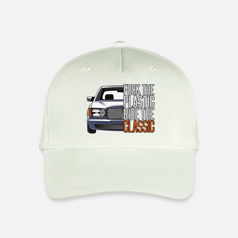 ftp style retro car classic silhouette - Kinder Bio Basecap - Helles Mintgrün