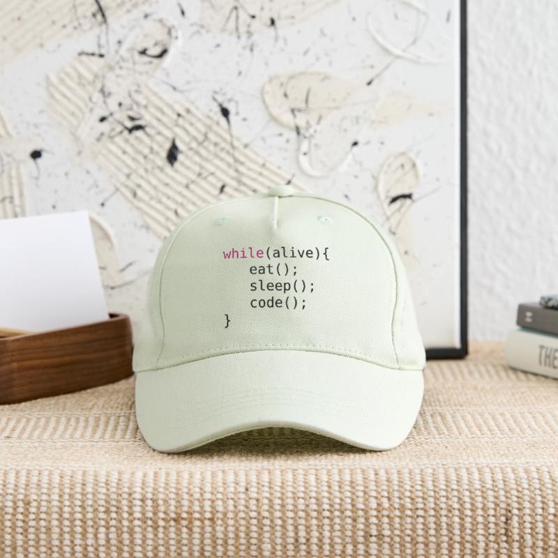 Funny code source code Organic Kids’ Baseball Cap