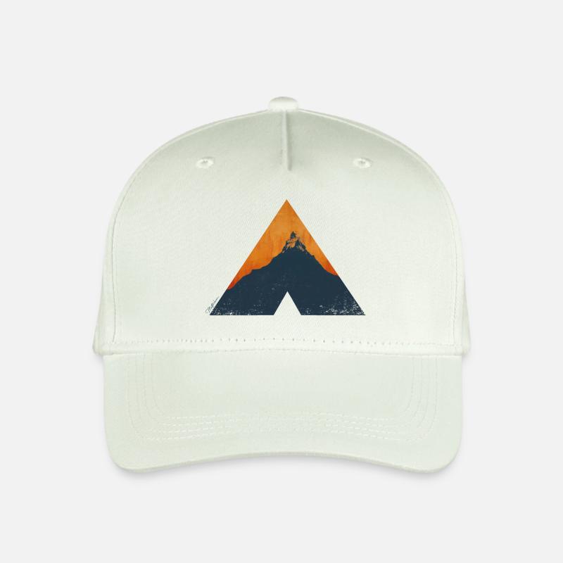 Matterhorn-Dreieck - Kinder Bio Basecap - Helles Mintgrün