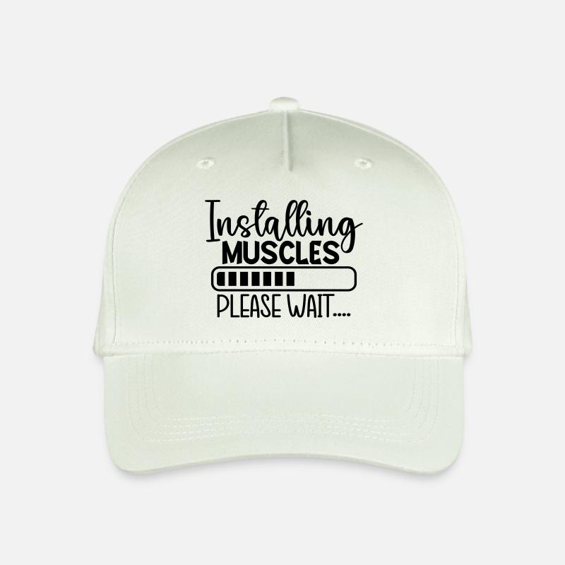 Installing Muscles - Kinder Bio Basecap - Helles Mintgrün