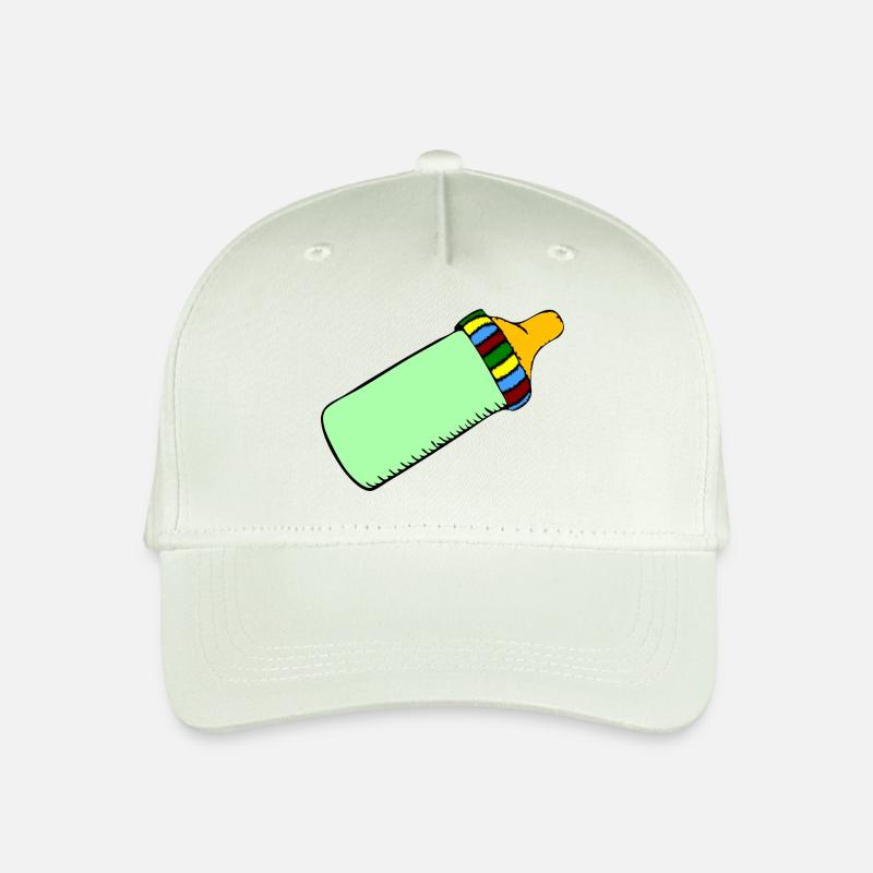 Flasche - Kinder Bio Basecap - Helles Mintgrün