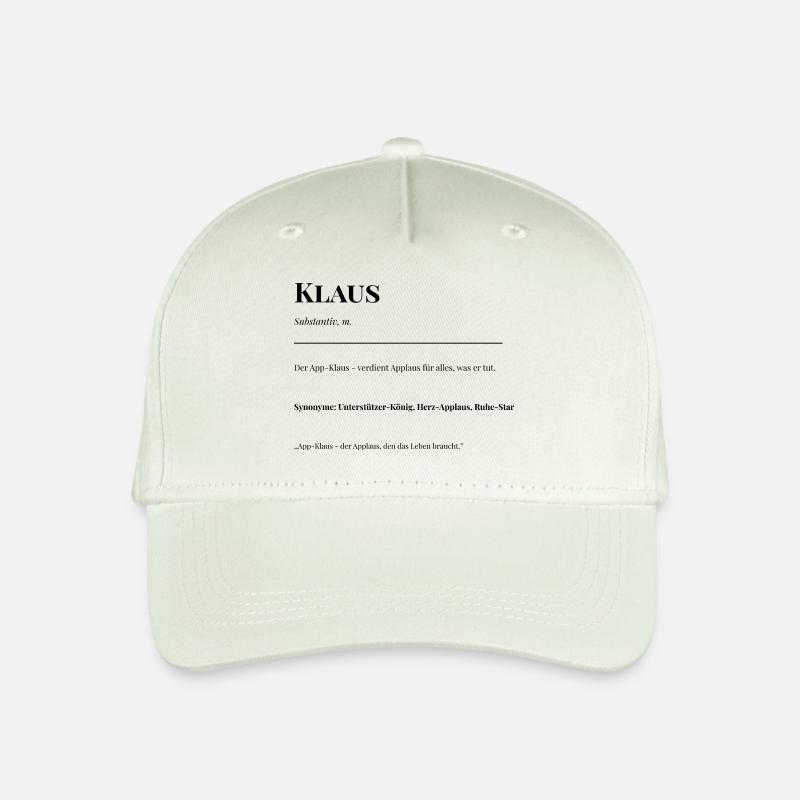 Klaus - Kinder Bio Basecap - Helles Mintgrün