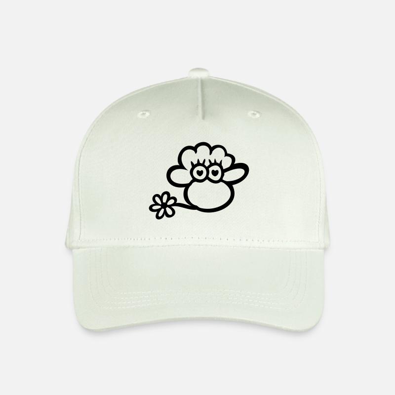 verliebtes Schaf - Kinder Bio Basecap - Helles Mintgrün