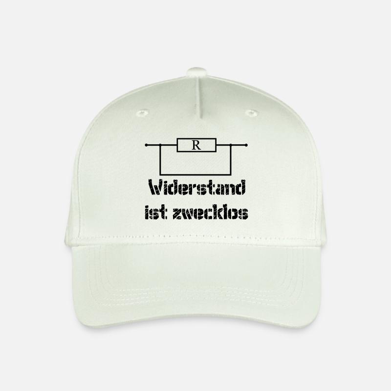 Widerstand ist zwecklos - Kinder Bio Basecap - Helles Mintgrün