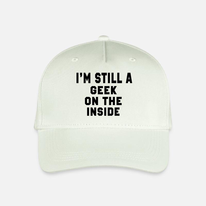 Ich bin immer noch ein Geek auf der Innenseite - Kinder Bio Basecap - Helles Mintgrün