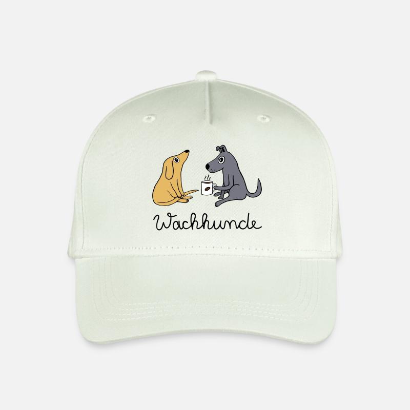 Wachhunde - Nur wach mit Kaffee - Kinder Bio Basecap - Helles Mintgrün