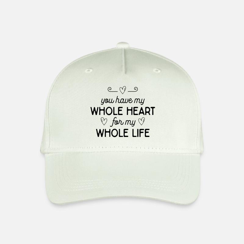 Déclaration d'amour romantique - Casquette de baseball bio Enfant - vert menthe clair