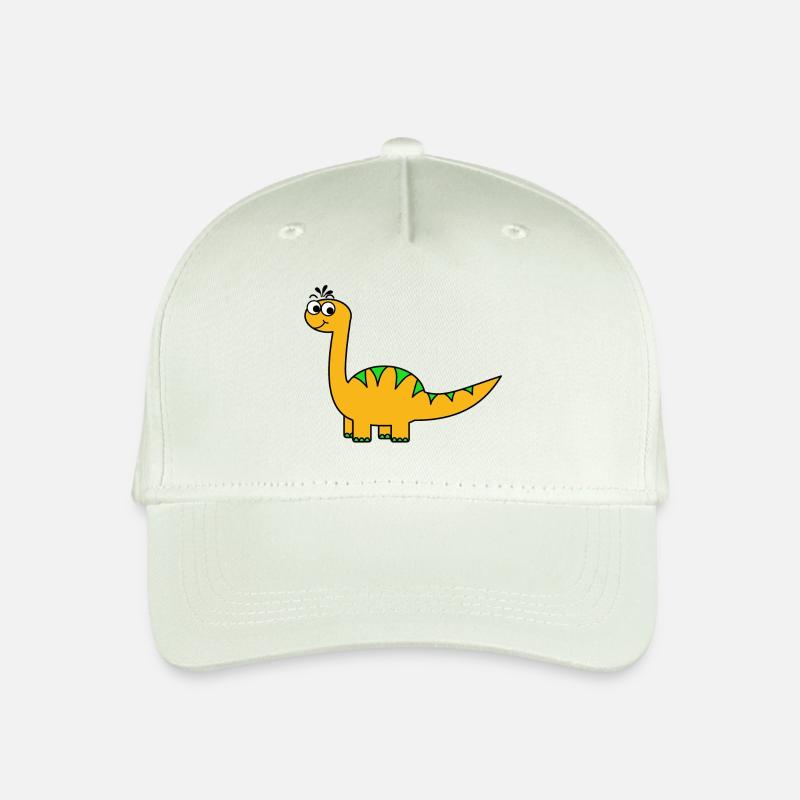 Dinosaurier - Kinder Bio Basecap - Helles Mintgrün