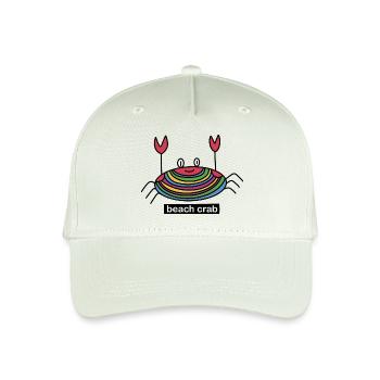 Beach Crab / Crab / Beach / Summer / Holiday - Organic Kids’ Baseball Cap - light mint green - Front
