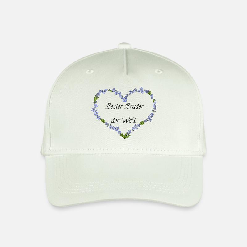 Bester Bruder der Welt - Kinder Bio Basecap - Helles Mintgrün