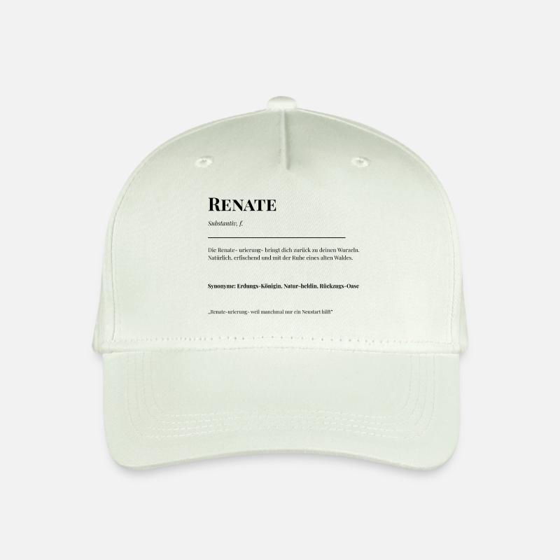 Renate - Kinder Bio Basecap - Helles Mintgrün