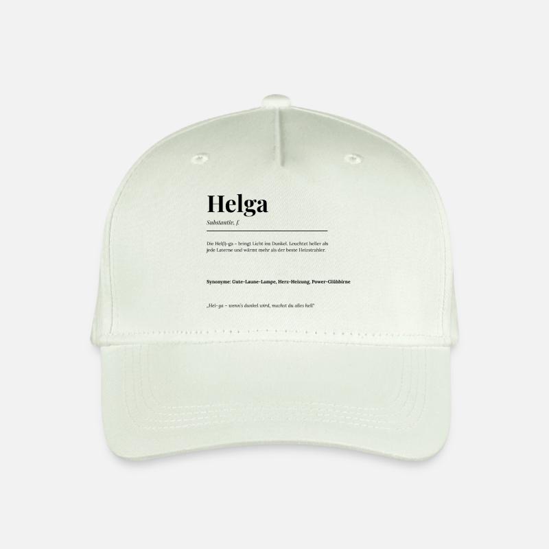 Helga - Kinder Bio Basecap - Helles Mintgrün