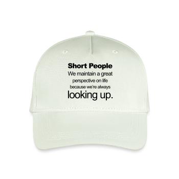 Short People - Kinder Bio Basecap - Helles Mintgrün - Vorne
