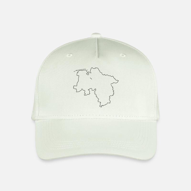 Umriss Niedersachsen - Kinder Bio Basecap - Helles Mintgrün