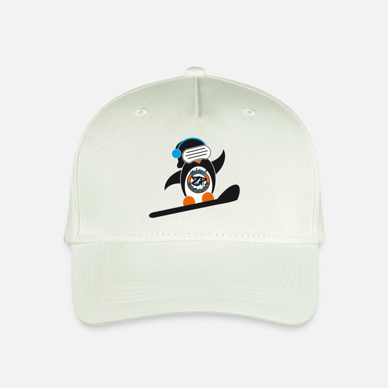 SnowPi Boy - Kinder Bio Basecap - Helles Mintgrün