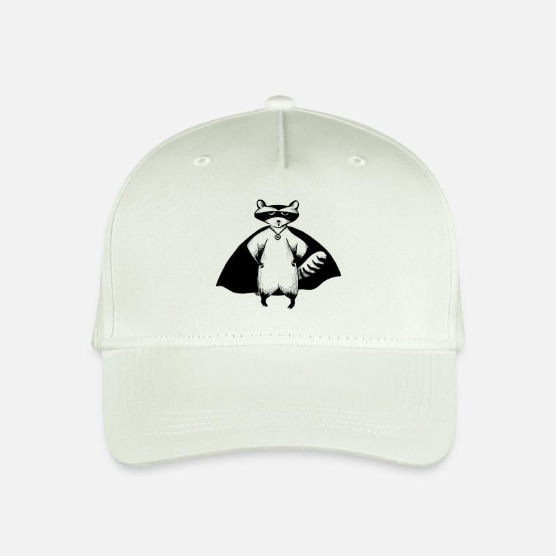 Waschbär Herrscher Yen - Kinder Bio Basecap - Helles Mintgrün