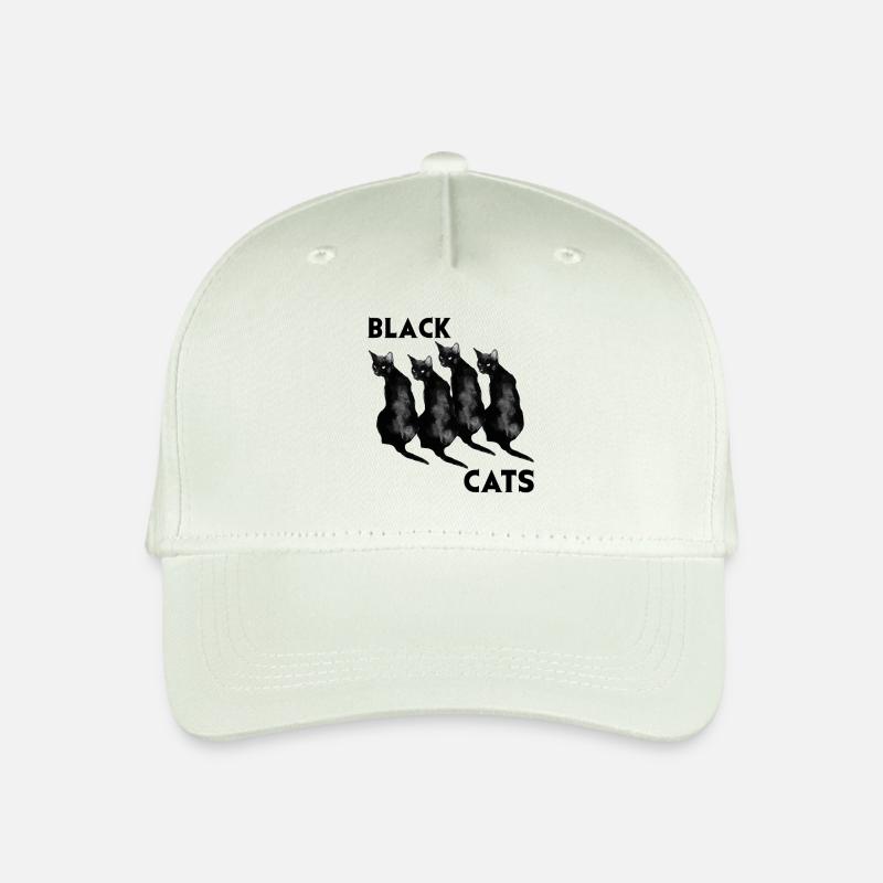 Black Cats - Kinder Bio Basecap - Helles Mintgrün