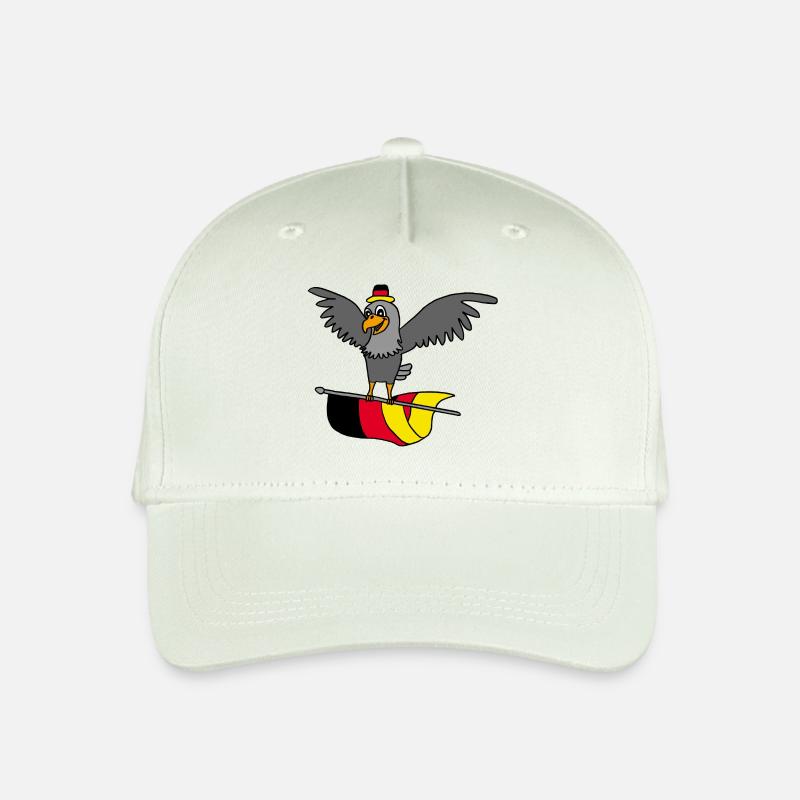 Deutschland Adler - Kinder Bio Basecap - Helles Mintgrün