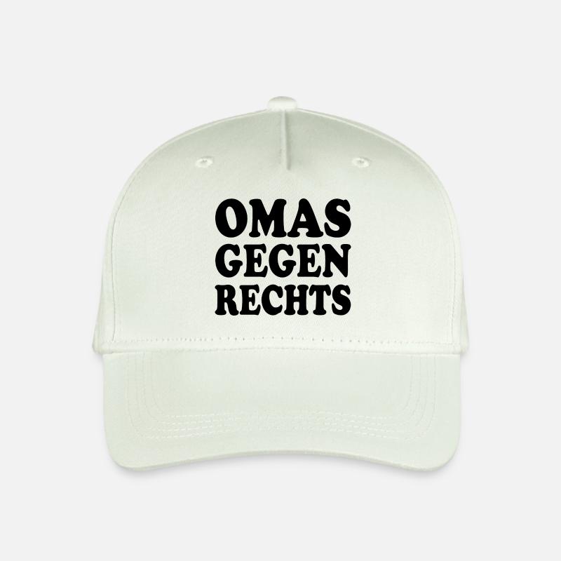 Omas gegen rechts - Kinder Bio Basecap - Helles Mintgrün