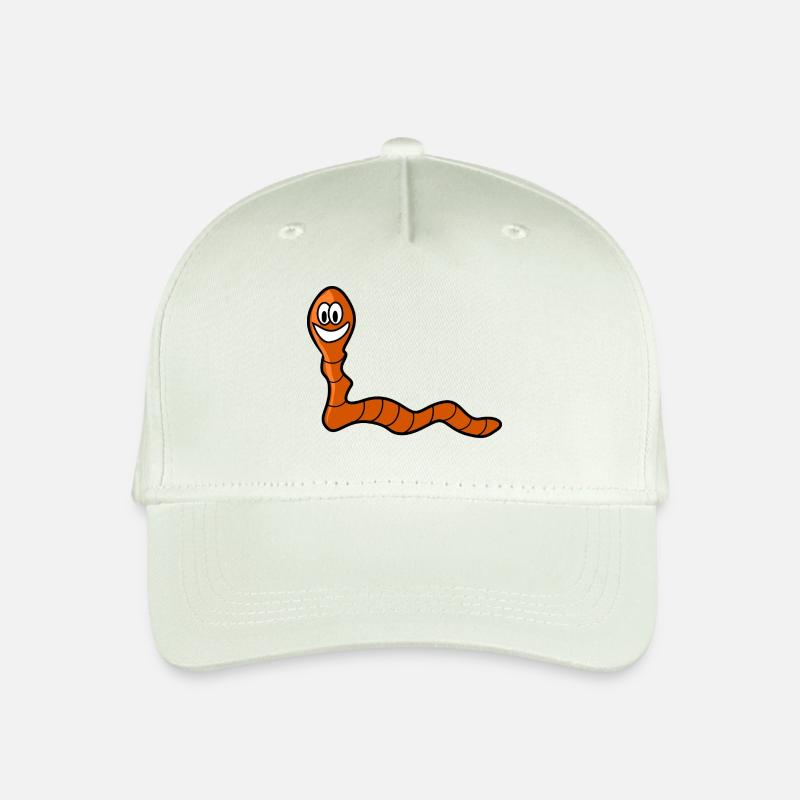 Regenwurm - Kinder Bio Basecap - Helles Mintgrün