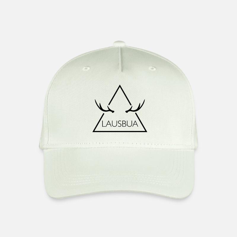 Lausbua HIrsch - Kinder Bio Basecap - Helles Mintgrün