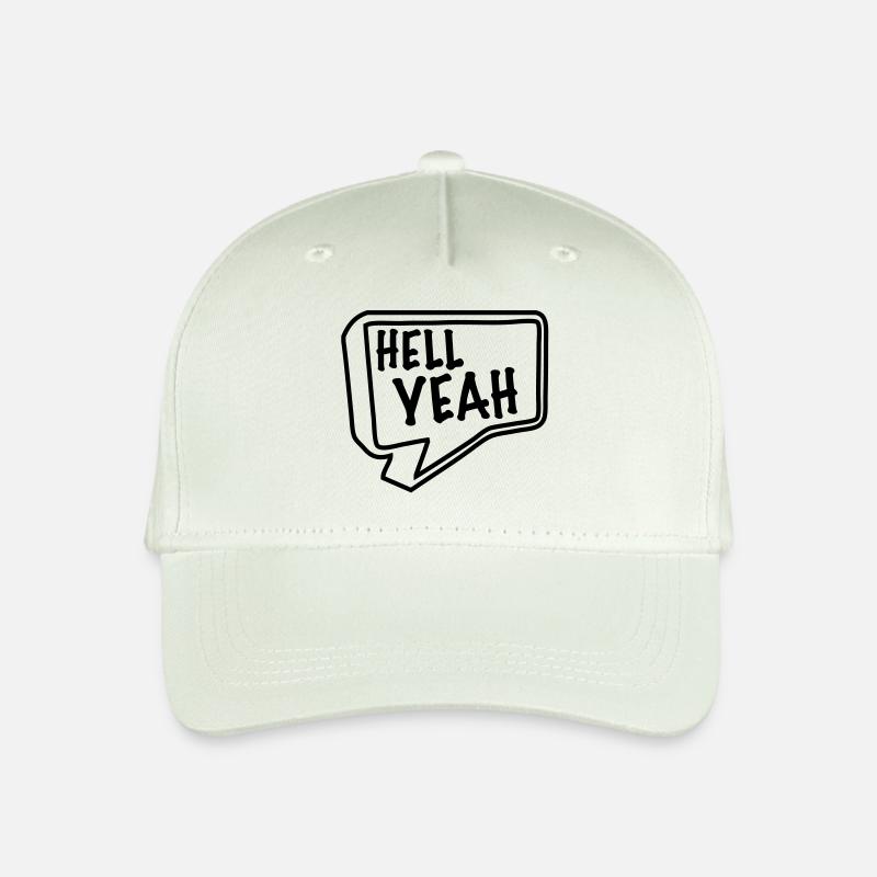 hell yeah - Kinder Bio Basecap - Helles Mintgrün