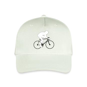 bicycle mountain bike cyclist mountainbike fahrrad - Kinder Bio Basecap - Helles Mintgrün - Vorne