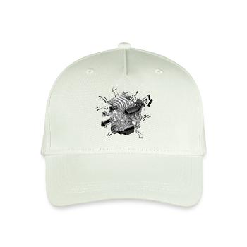 Motor - Kinder Bio Basecap - Helles Mintgrün - Vorne