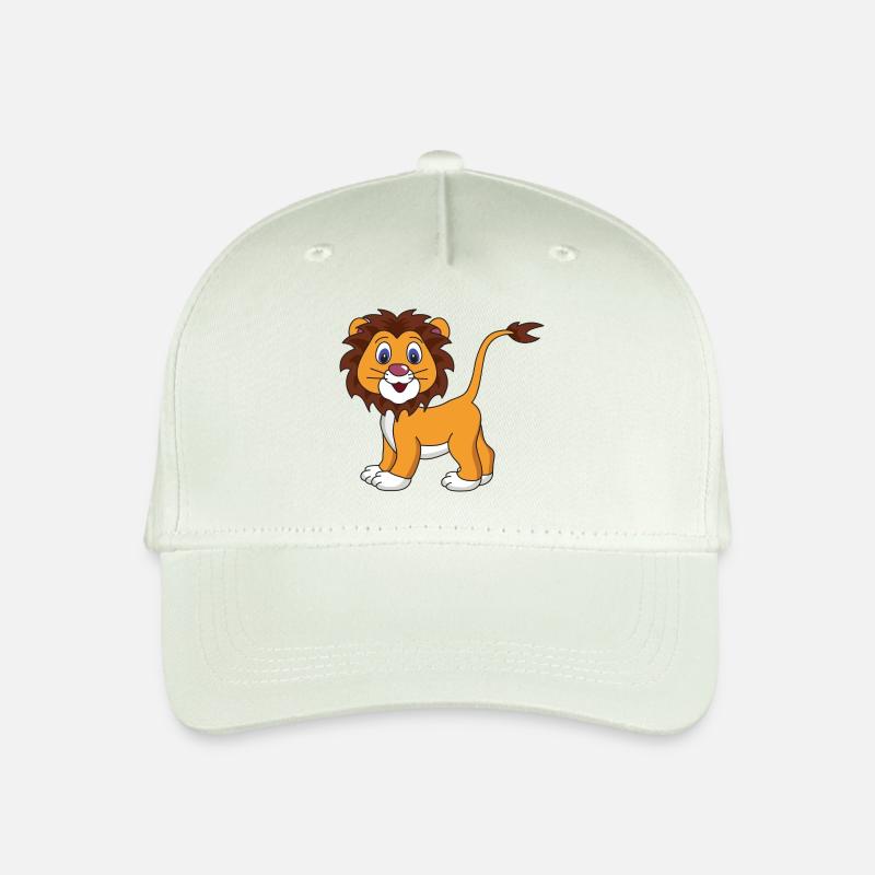 Baby Löwe - Kinder Bio Basecap - Helles Mintgrün