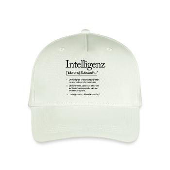 Intelligenz Wortdefinition Wissen Social Media - Kinder Bio Basecap - Helles Mintgrün - Vorne
