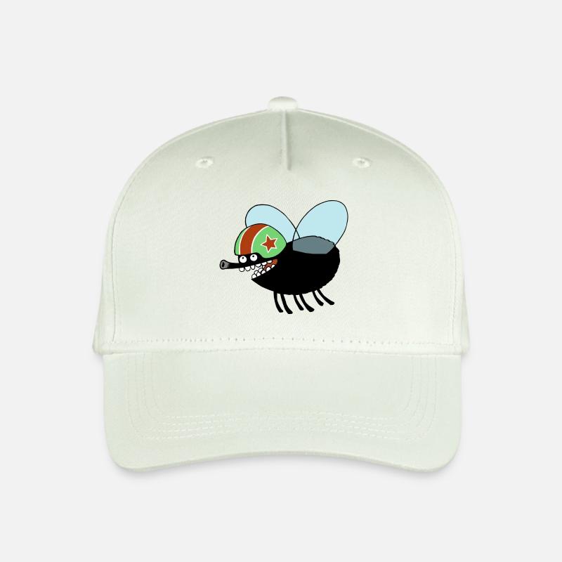 flying fly - Organic Kids’ Baseball Cap - light mint green
