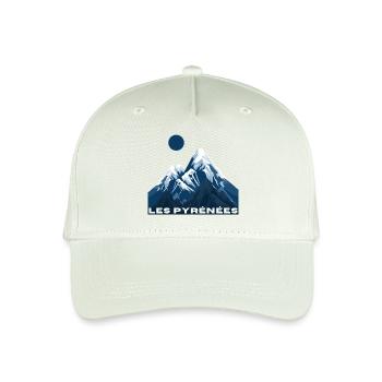 Les Pyrénées - idée cadeau - Casquette de baseball bio Enfant - vert menthe clair - Devant