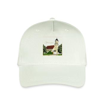Kleinsorheim // Illustration - Organic Kids’ Baseball Cap - light mint green - Front